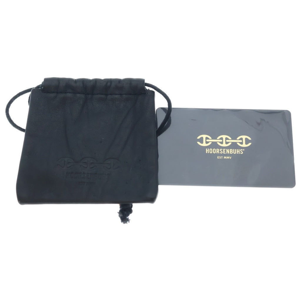 HOORSENBUHS(ホーセンブース) 23inch 5mm OPEN-LINK WALLET CHAIN オープンリンク ウォレットチェーン ブラックダイヤ シルバー HB067