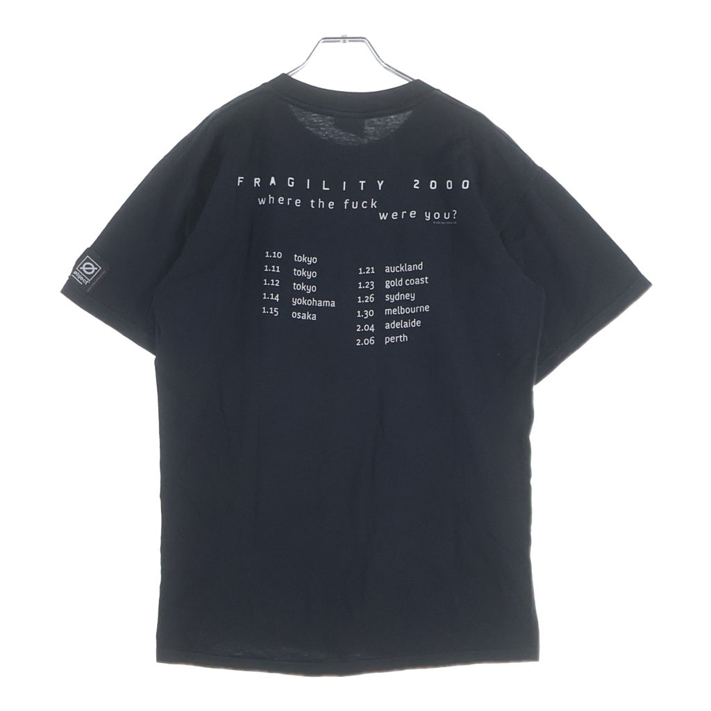 VINTAGE(ヴィンテージ) 00S NINE INCH NAILS Fragility Tour T-shirt ナイン インチ ネイルズ フラジリティ ツアー Tシャツ 半袖カットソー ブラック