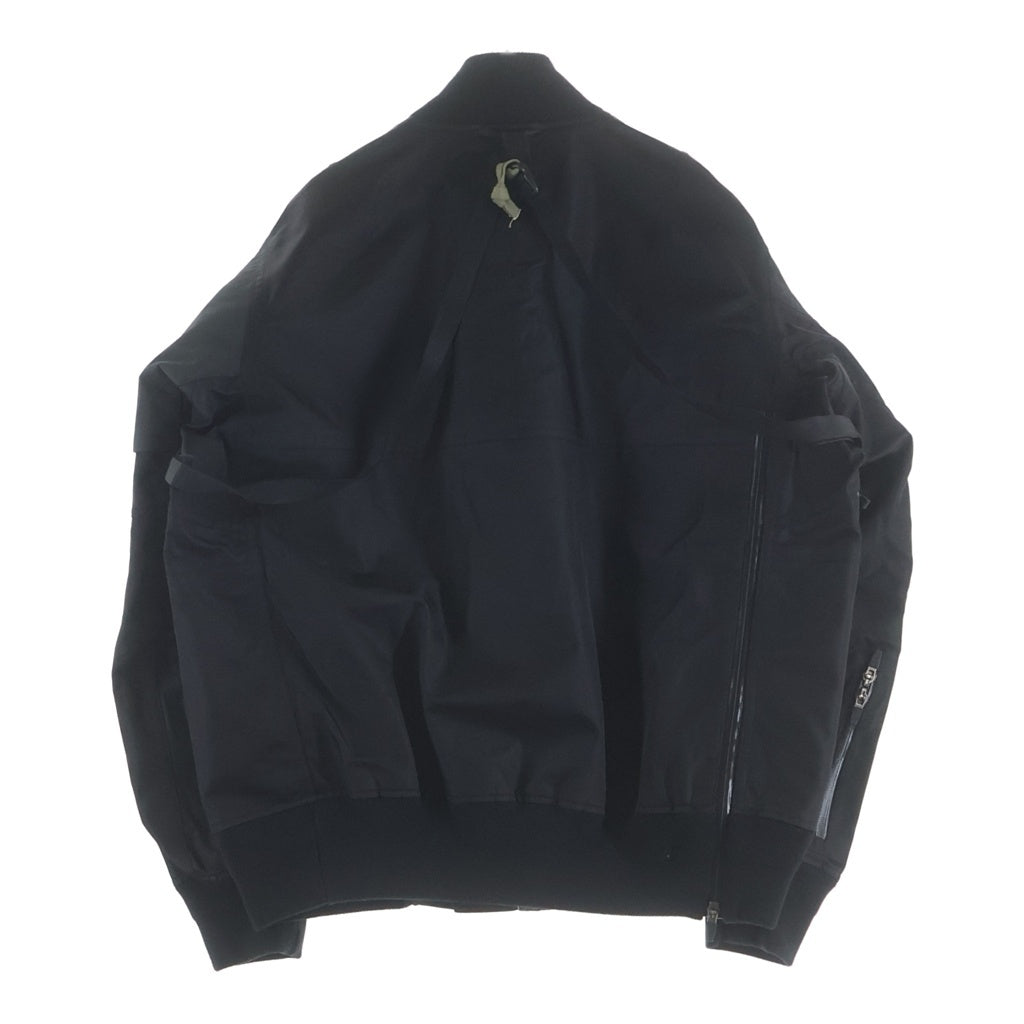 Sacai(サカイ) × ACRONYM 22SS MA-1 ドッキング ボンバージャケット ブラック 22-02762M