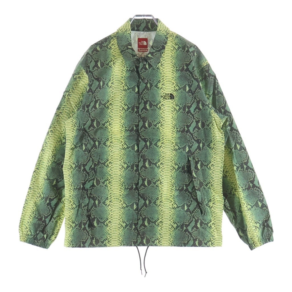 SUPREME(シュプリーム) 18AW ×Snakeskin Taped Seam Coaches Jacket ザ ノースフェイス スネークスキン テープド シーム コーチジャケット グリーン NP11803I