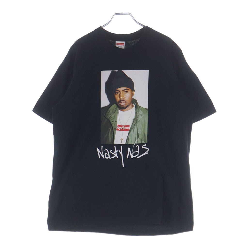 SUPREME(シュプリーム) 17AW Nas Tee ナスティー ナズ クルーネック 半袖Tシャツ カットソー ブラック