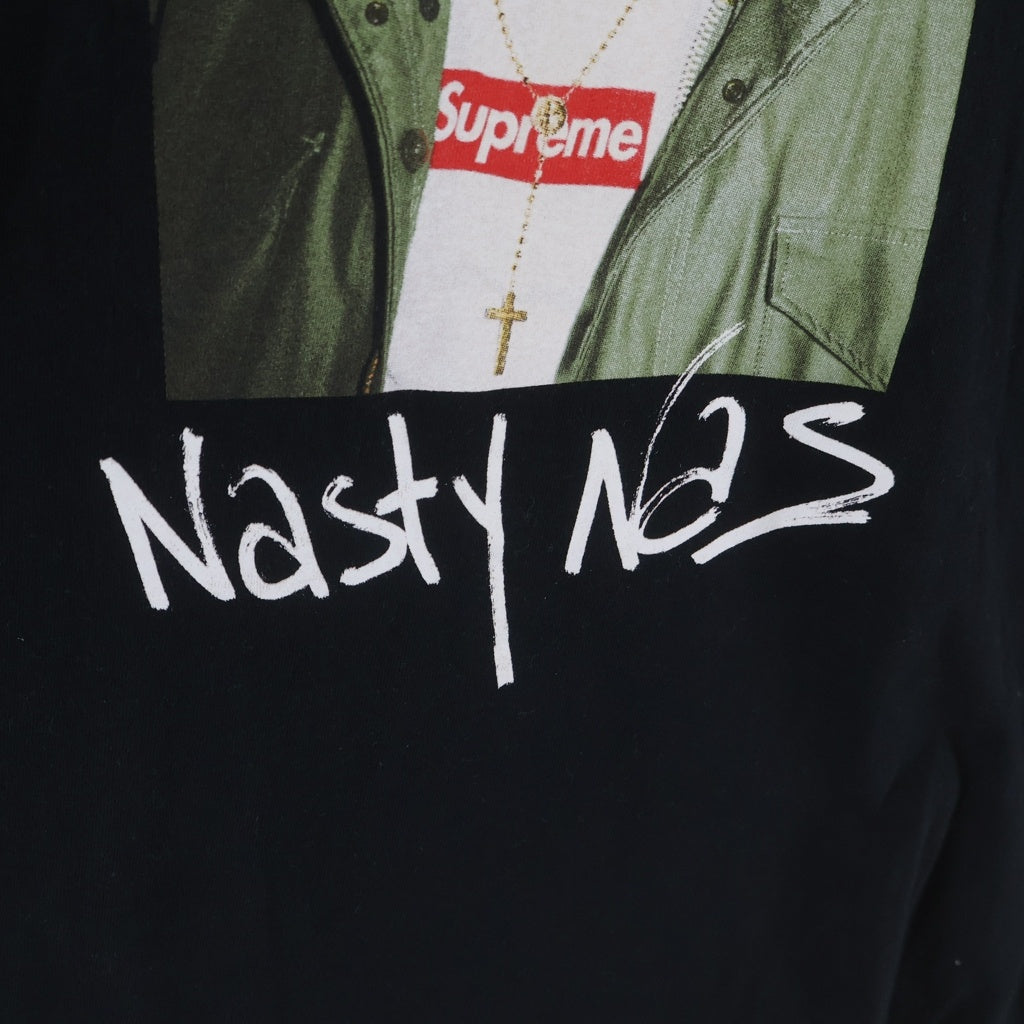 SUPREME(シュプリーム) 17AW Nas Tee ナスティー ナズ クルーネック 半袖Tシャツ カットソー ブラック