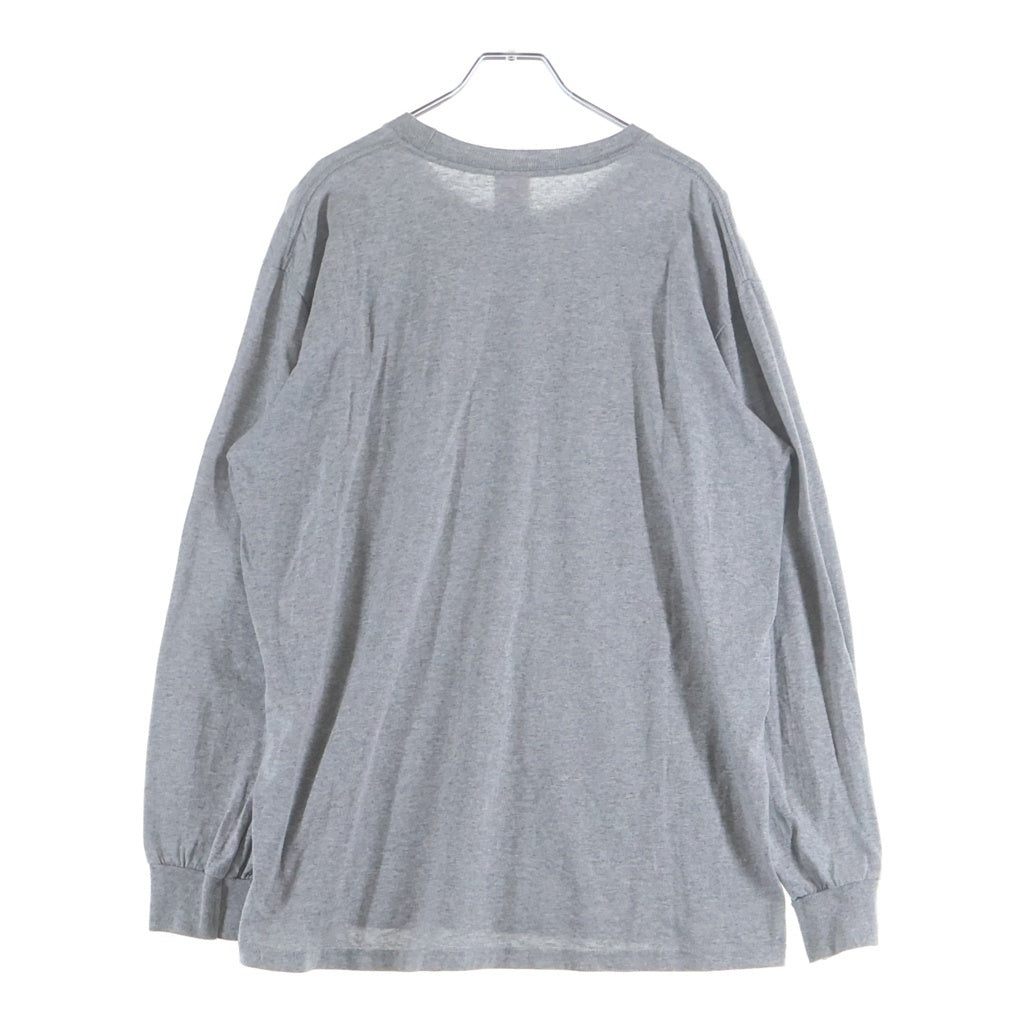 SUPREME(シュプリーム) 17AW Arabic Logo Tee アラビック ロゴ クルーネック 長袖Tシャツ カットソー グレー