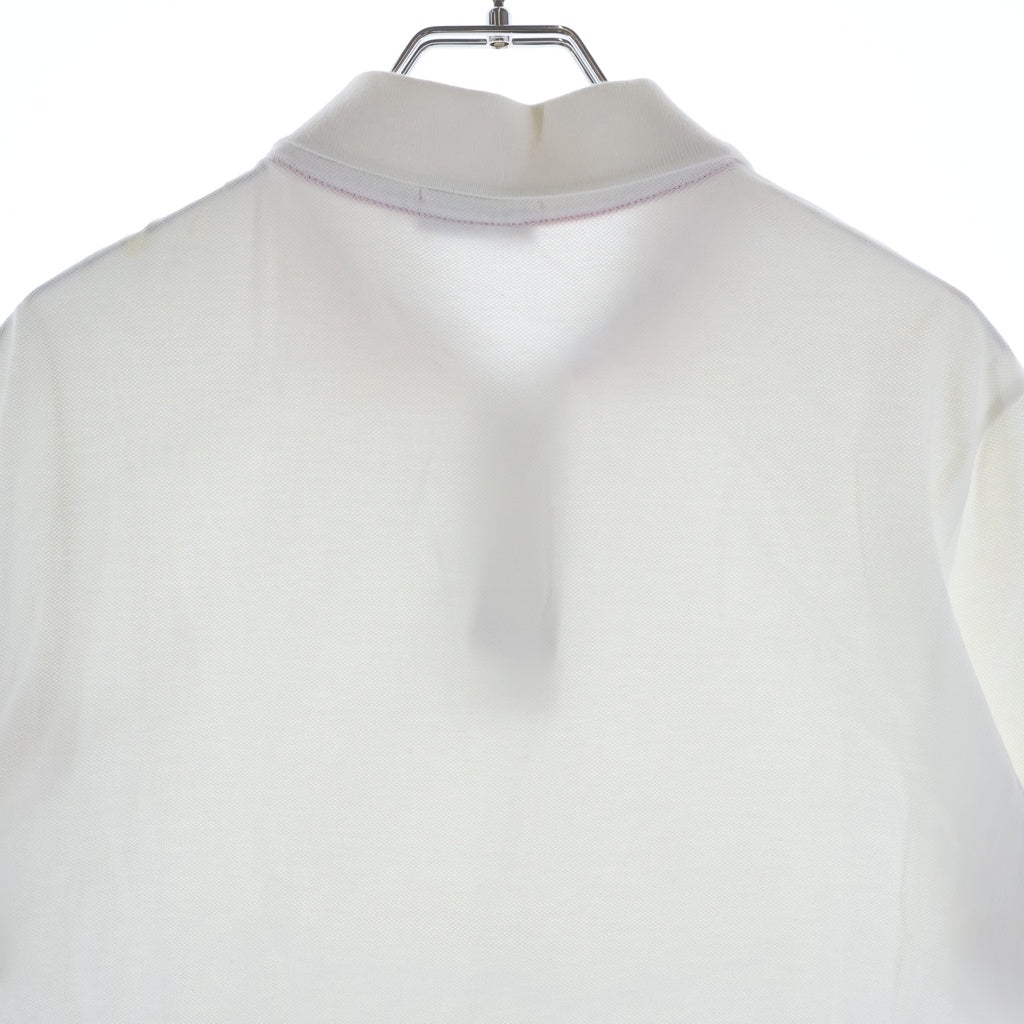 MONCLER(モンクレール) MAGLIA POLO MANICA CORTA ロゴワッペン 半袖ポロシャツ ホワイト 210918345500
