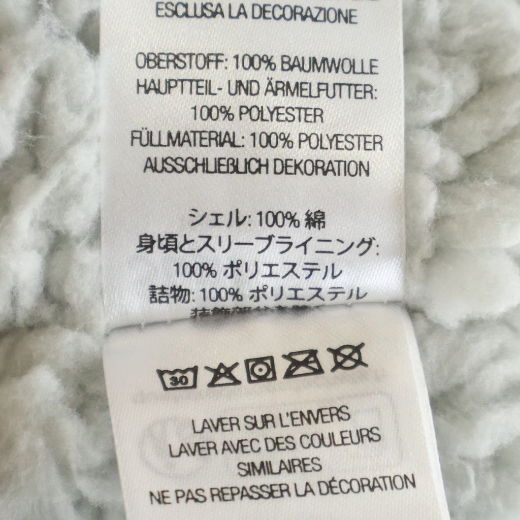 SUPREME(シュプリーム) 23AW Lined Flannel Snap バックロゴ刺繍 裏地ボアフランネル長袖シャツ ブルー