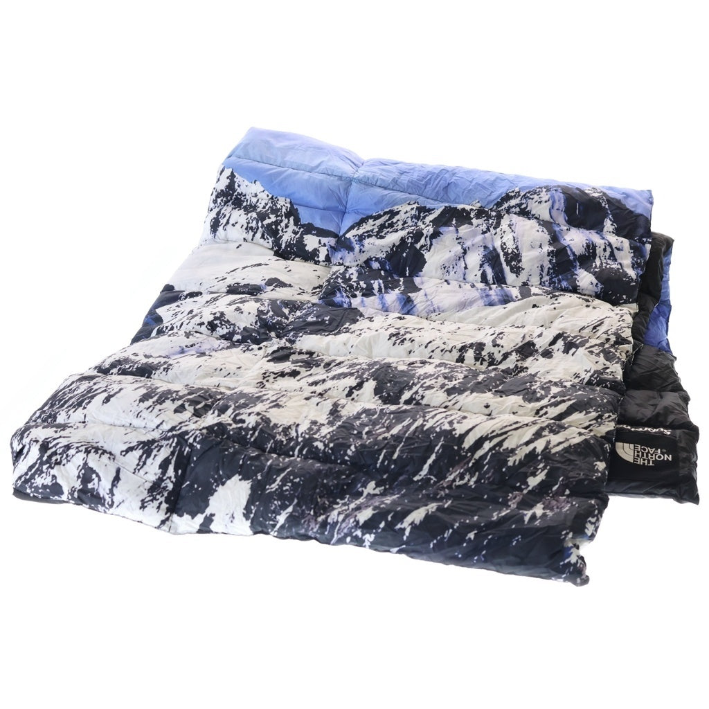 SUPREME(シュプリーム) 17AW ×THE NORTH FACE Mountain Nupste Blanket ザ ノースフェイス マウンテンヌプシブランケット 雪山 ブルー/ブラック NN71750I