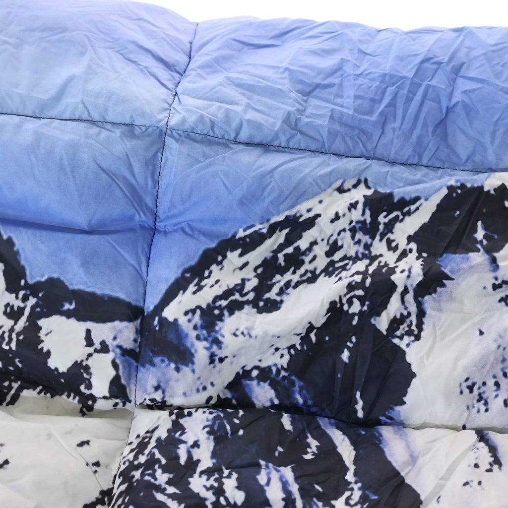 SUPREME(シュプリーム) 17AW ×THE NORTH FACE Mountain Nupste Blanket ザ ノースフェイス マウンテンヌプシブランケット 雪山 ブルー/ブラック NN71750I