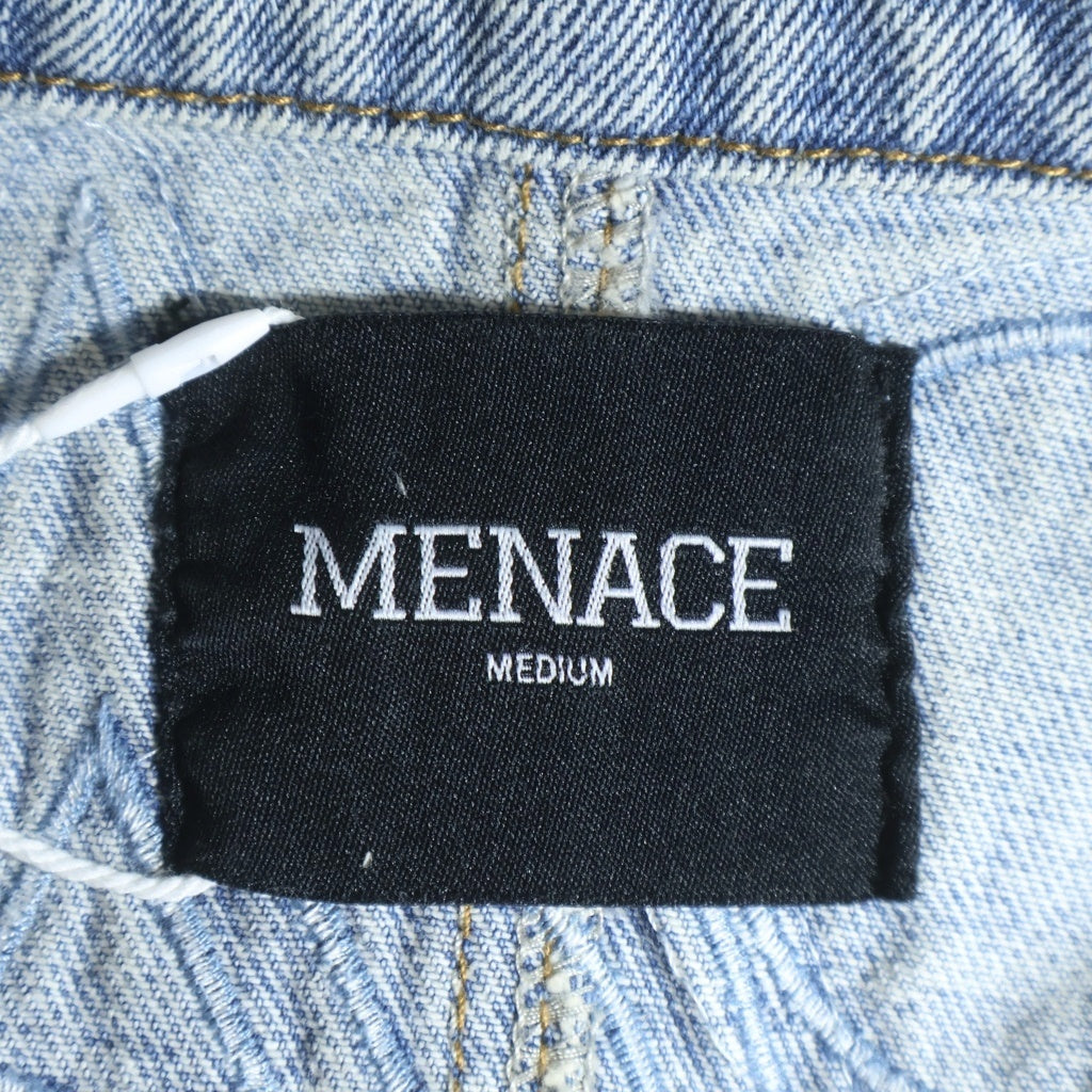 NO BRAND(ノーブランド) MENACE メナス DENIM PATCH WORK JACKET