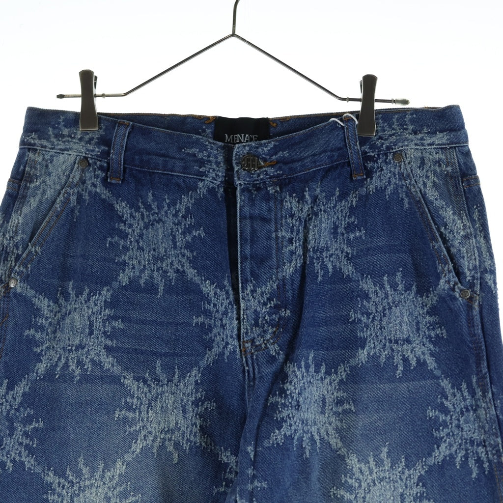 NO BRAND(ノーブランド) MENACE メナス DENIM WORK PANTS デニム パンツ インディゴ