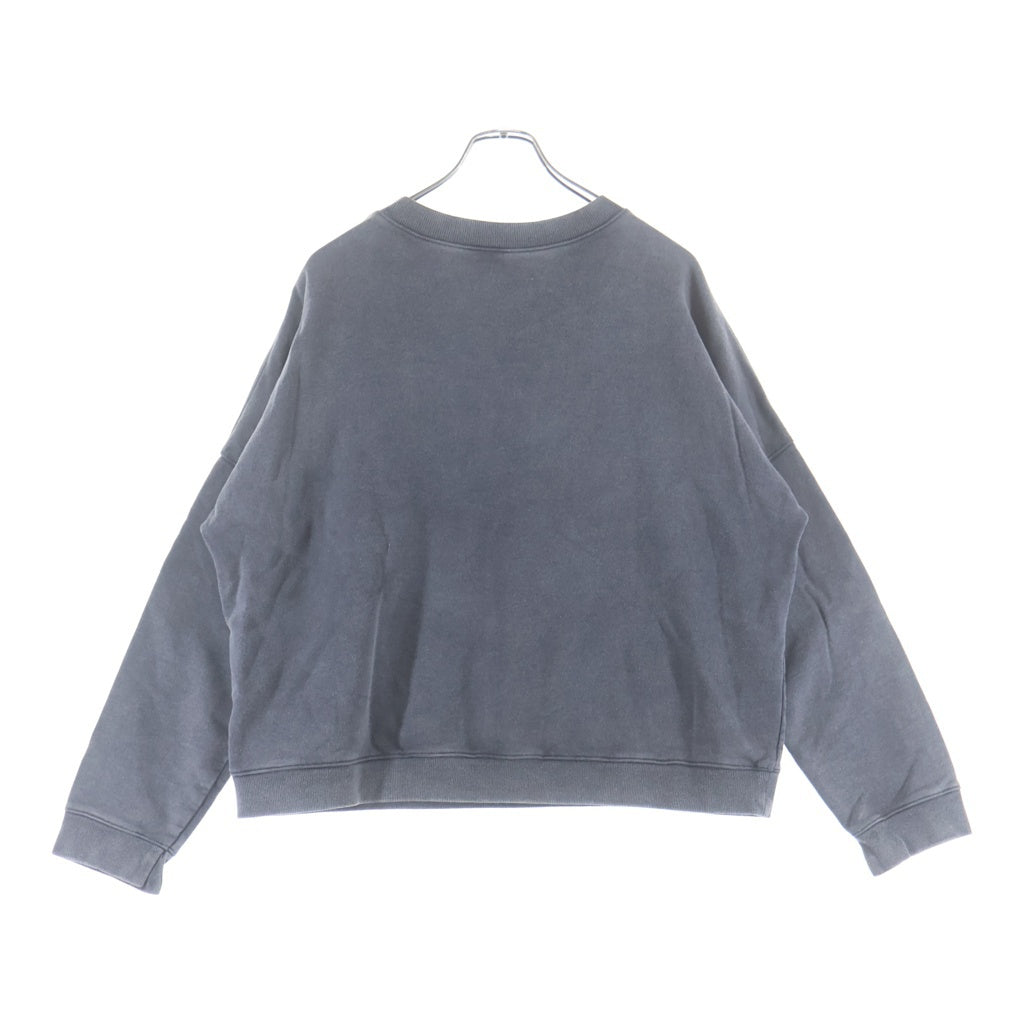 Innocence NYC(イノセンス) 22SS ワンポイントロゴ刺繍クロップドスウェットトレーナー グレー ICN-22SS-SWT002