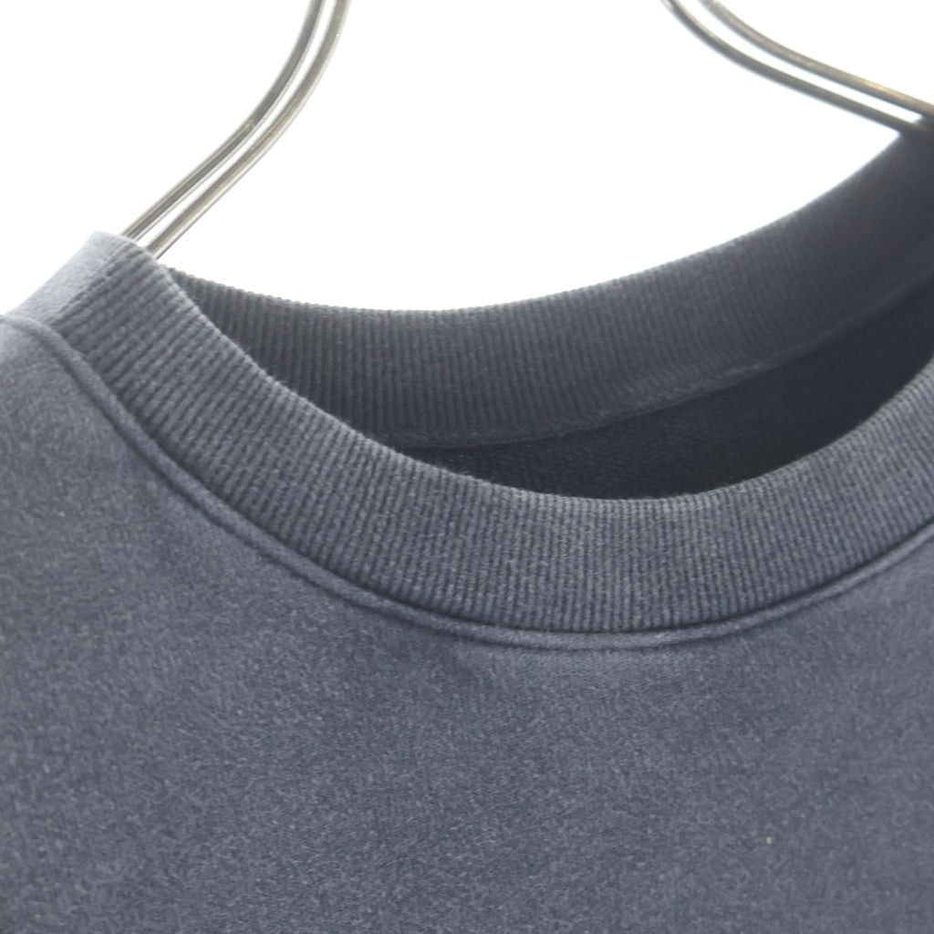 Innocence NYC(イノセンス) 22SS ワンポイントロゴ刺繍クロップドスウェットトレーナー グレー ICN-22SS-SWT002