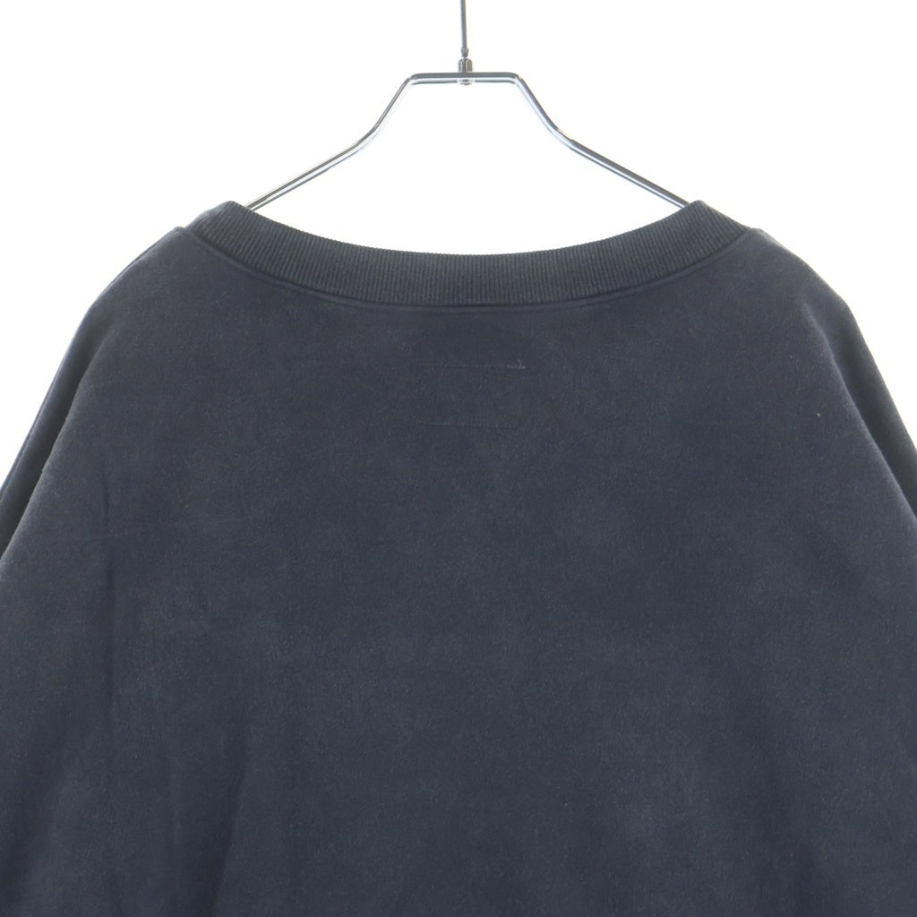 Innocence NYC(イノセンス) 22SS ワンポイントロゴ刺繍クロップドスウェットトレーナー グレー ICN-22SS-SWT002