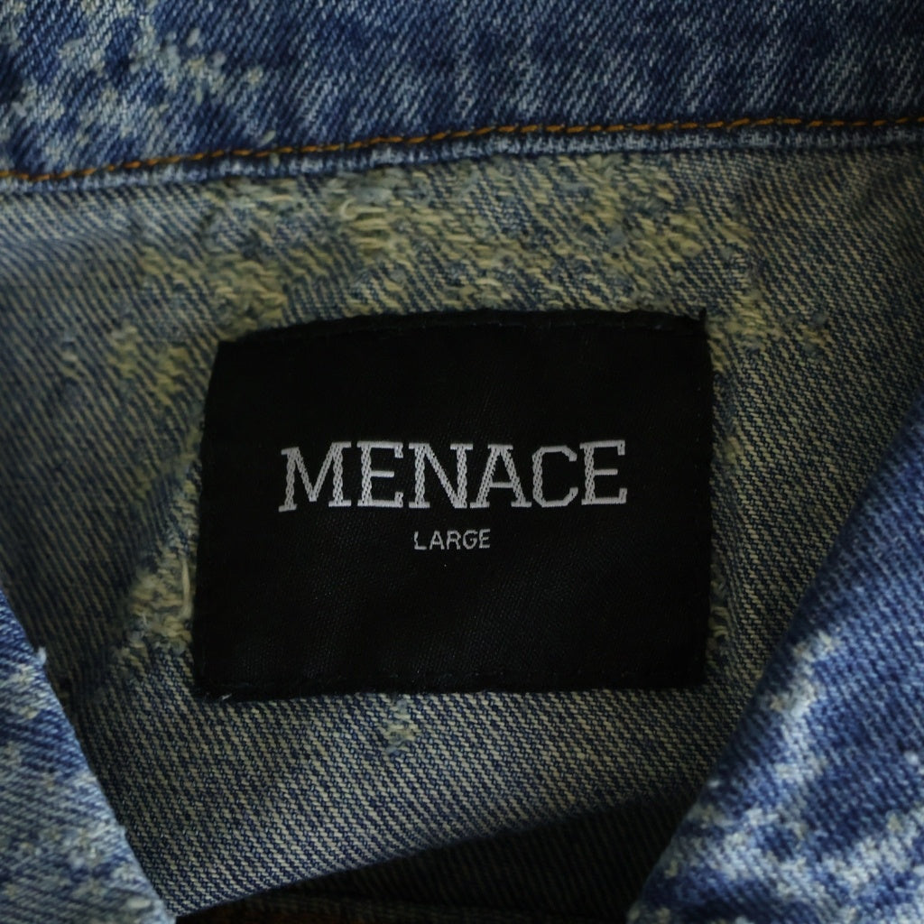 NO BRAND(ノーブランド) MENACE メナス DENIM WORK JACKET デニムジャケット インディゴ