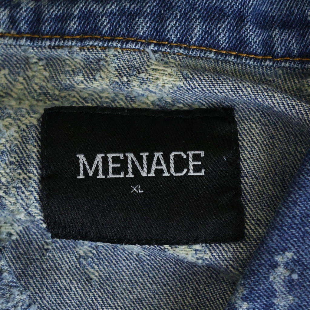 NO BRAND(ノーブランド) MENACE メナス DENIM WORK JACKET デニムジャケット インディゴ