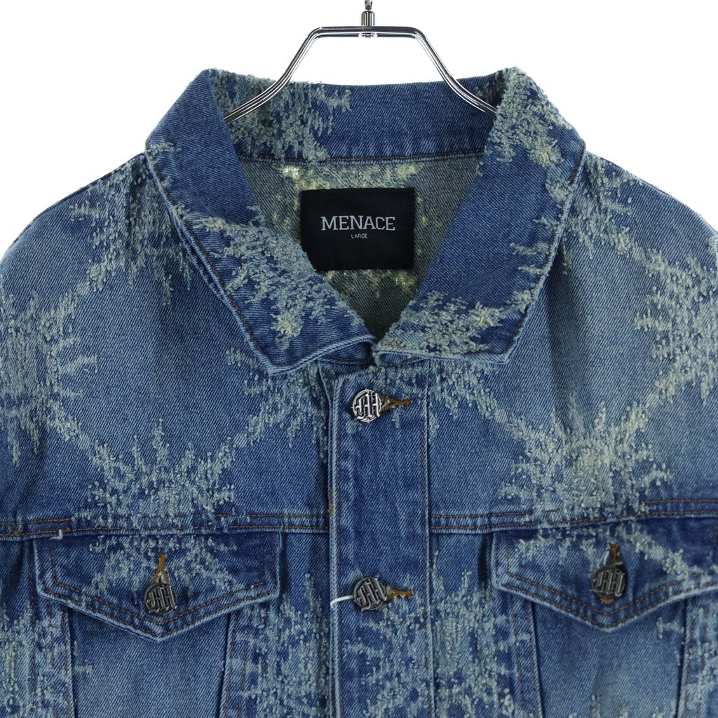 NO BRAND(ノーブランド) MENACE メナス DENIM WORK JACKET デニムジャケット インディゴ