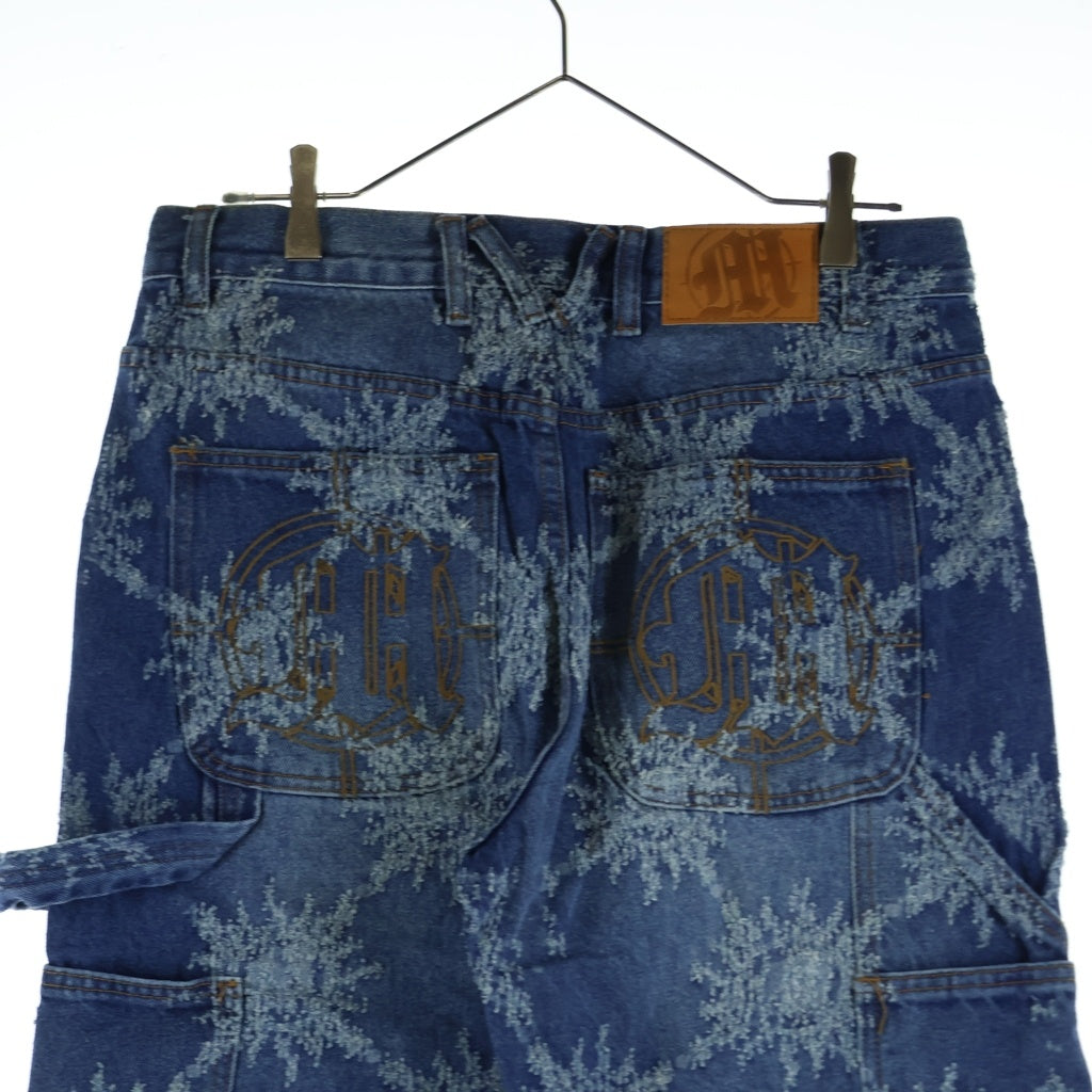 NO BRAND(ノーブランド) MENACE メナス DENIM WORK PANTS デニム パンツ インディゴ