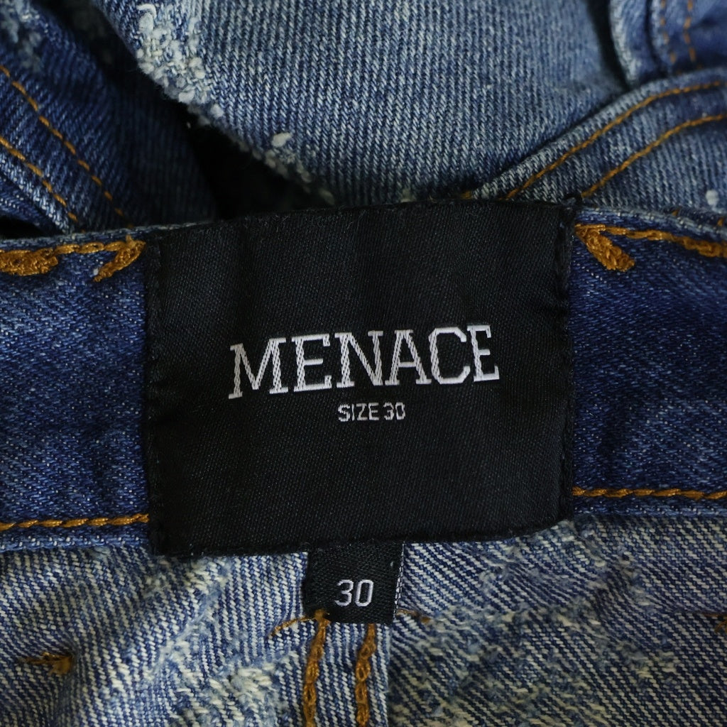 NO BRAND(ノーブランド) MENACE メナス DENIM WORK PANTS デニム パンツ インディゴ