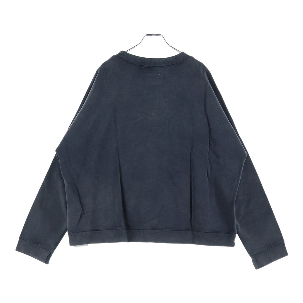Innocence NYC(イノセンス) 22SS ワンポイントロゴ刺繍クロップドスウェットトレーナー グレー ICN-22SS-SWT002