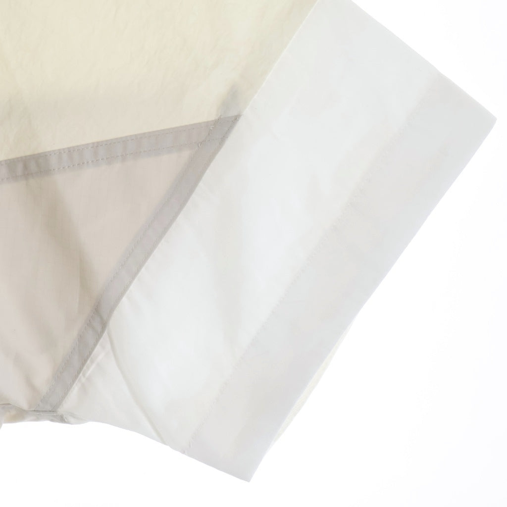 Sacai(サカイ) 25SS POPLIN TASLAN NYLON SHIRT ポプリン タスラン ナイロン シャツ ホワイト 25-03725M
