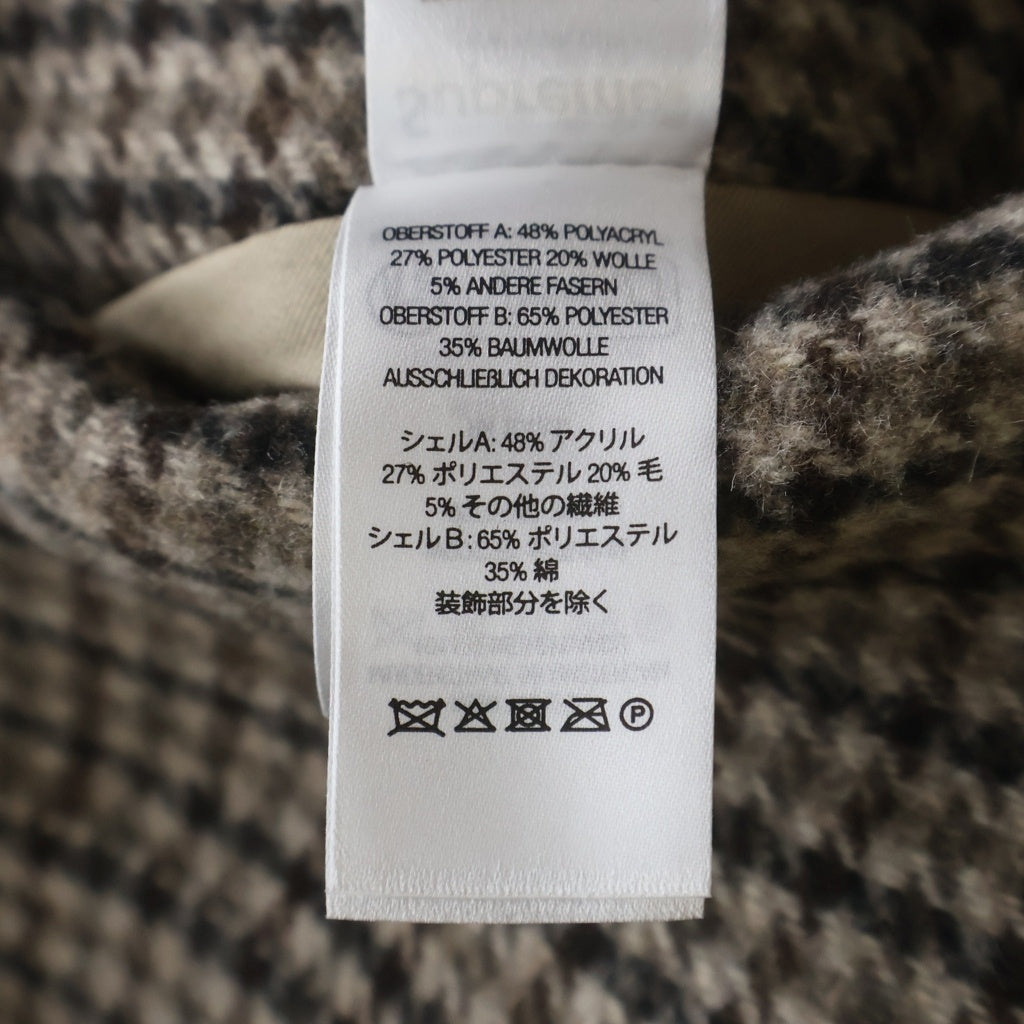 SUPREME(シュプリーム) 23AW Reversible Houndstooth Overcoat リバーシブルハウンドトゥースオーバーコート ベージュ
