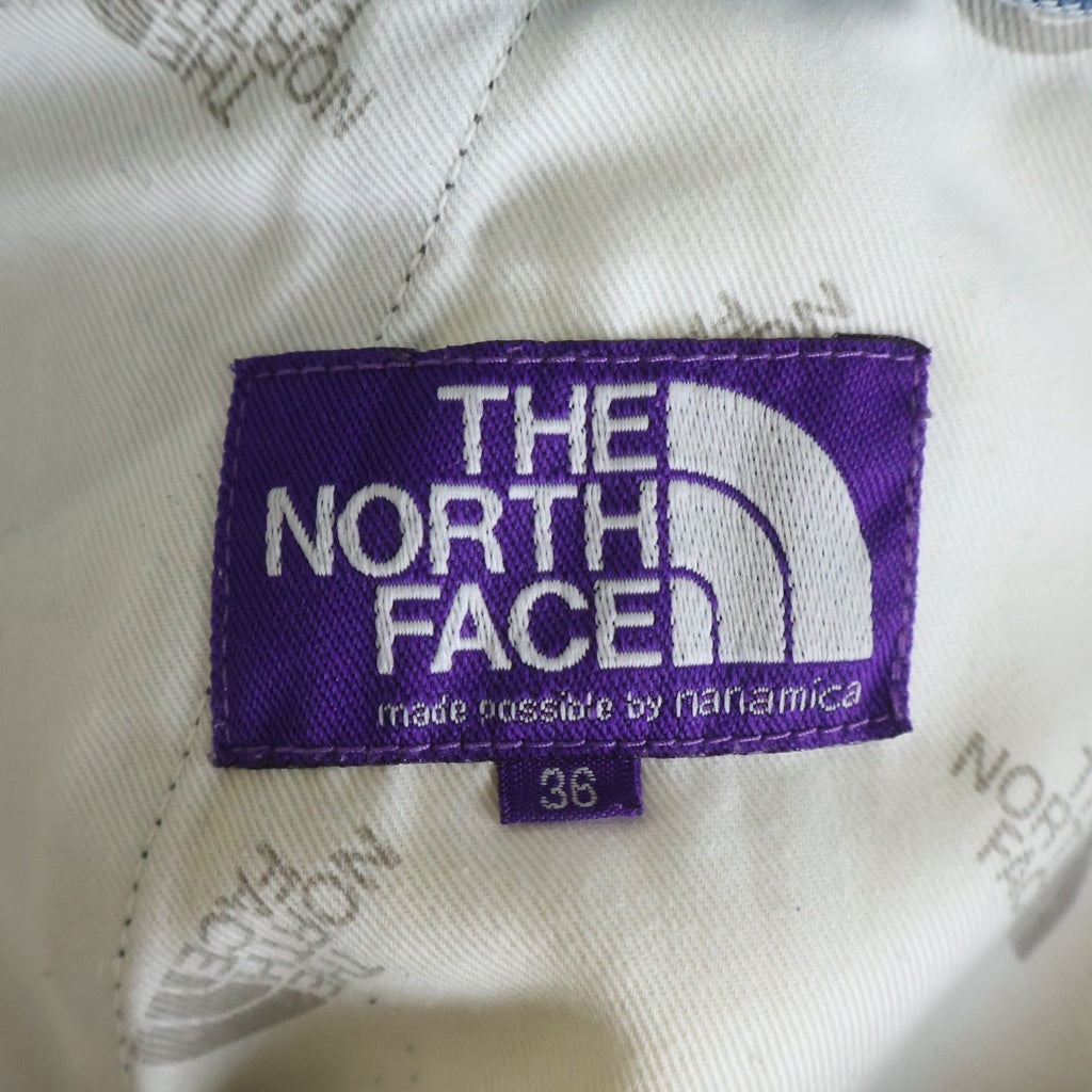 THE NORTH FACE PURPLE LABEL(ノースフェイスパープルレーベル) Webbing Belt Denim Wide Tapered Pants ウェビングベルトデニムワイドテーパードパンツ インディゴ NT5150N