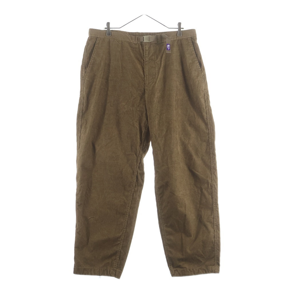 THE NORTH FACE PURPLE LABEL(ノースフェイスパープルレーベル) Corduroy Wide Tapered Pants コーデュロイ ワイド テーパード パンツ ブラウン NT5058N