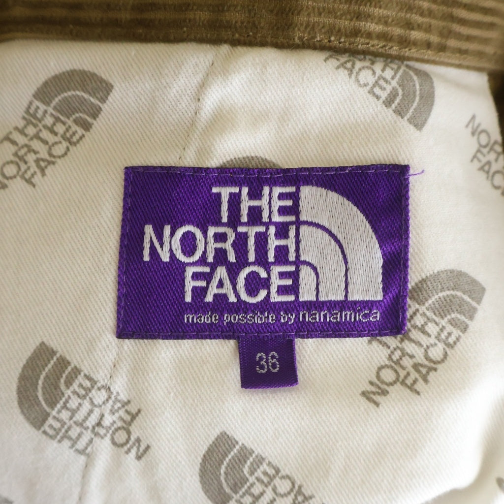 THE NORTH FACE PURPLE LABEL(ノースフェイスパープルレーベル) Corduroy Wide Tapered Pants コーデュロイ ワイド テーパード パンツ ブラウン NT5058N