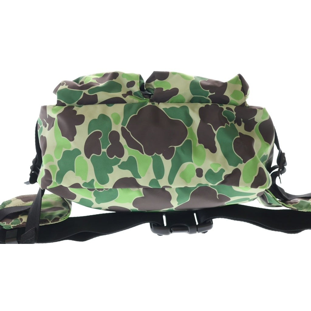 PORTER(ポーター) × atmos DUCK CAMO WAIST BAG アトモス ダックカモ ナイロン ウエストバッグ カーキ