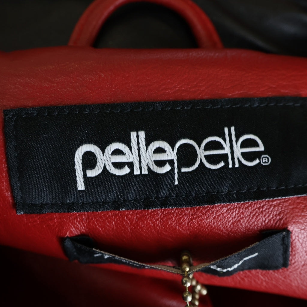 pelle pelle(ペレペレ) Encrusted Varsity Jacket エンクラステッド バーシティ ジャケット レッド