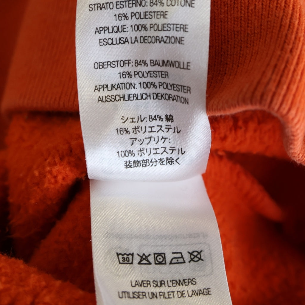 SUPREME(シュプリーム) 24AW Applique Hooded Sweatshirt アップリケフーデッドスウェットシャツパーカ- オレンジ