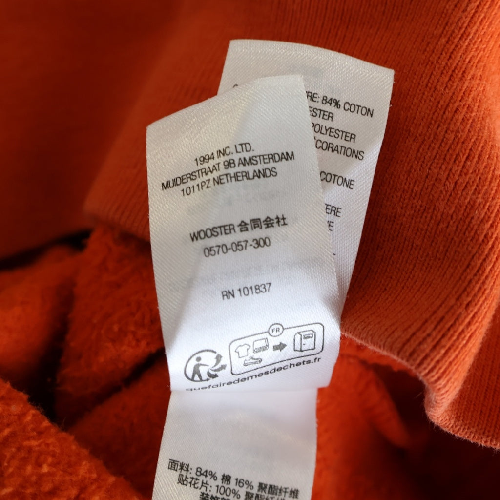 SUPREME(シュプリーム) 24AW Applique Hooded Sweatshirt アップリケフーデッドスウェットシャツパーカ- オレンジ