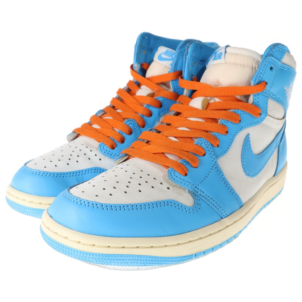 NIKE(ナイキ) AIR JORDAN 1 RETRO HIGH OG UNC REIMAGINED エアジョーダン1 レトロ リイマジンド ハイカットスニーカー ホワイト/ブルー US9/27cm DZ5485-402