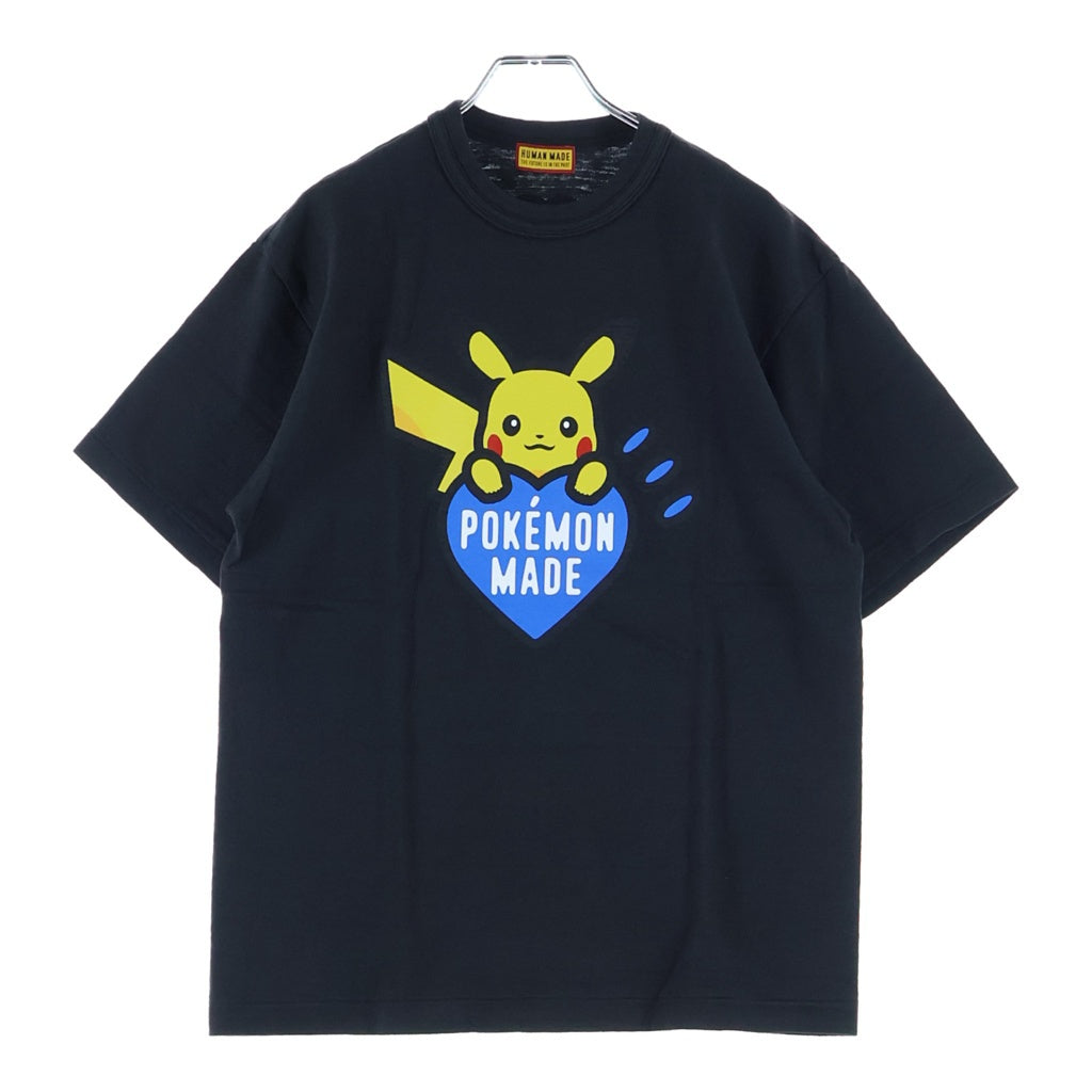 HUMAN MADE(ヒューマンメイド) 25AW ×POKEMON MADE GRAPHIC T-SHIRT ポケモン フロントプリント グラフィック クルーネック 半袖Tシャツ カットソー ブラック