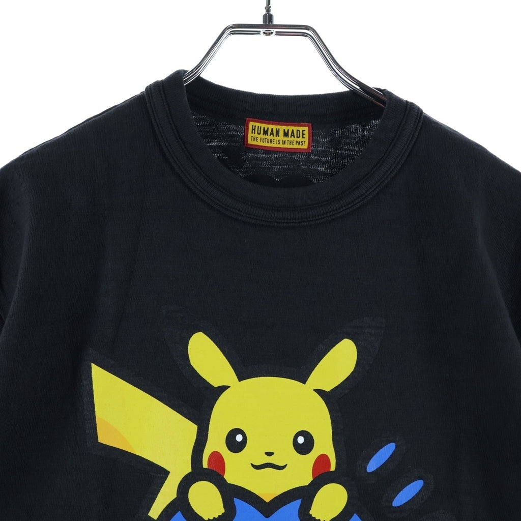 HUMAN MADE(ヒューマンメイド) 25AW ×POKEMON MADE GRAPHIC T-SHIRT ポケモン フロントプリント グラフィック クルーネック 半袖Tシャツ カットソー ブラック