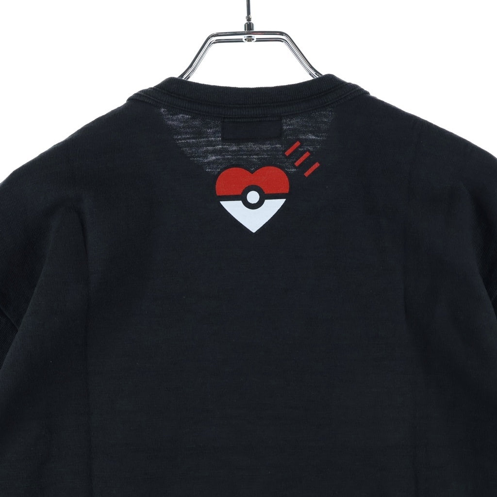 HUMAN MADE(ヒューマンメイド) 25AW ×POKEMON MADE GRAPHIC T-SHIRT ポケモン フロントプリント グラフィック クルーネック 半袖Tシャツ カットソー ブラック