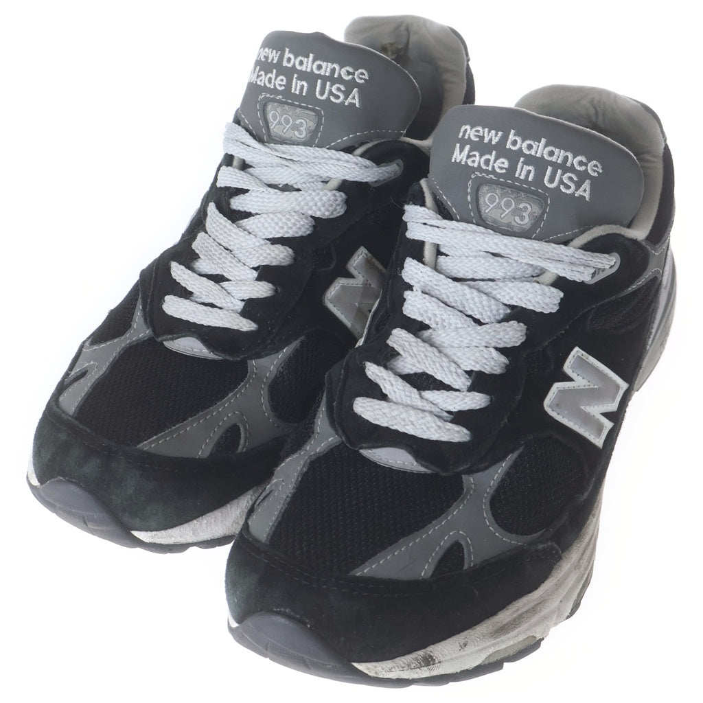 New Balance(ニューバランス) MR993BK スエード ローカット スニーカー ブラック US8.5/26.5cm