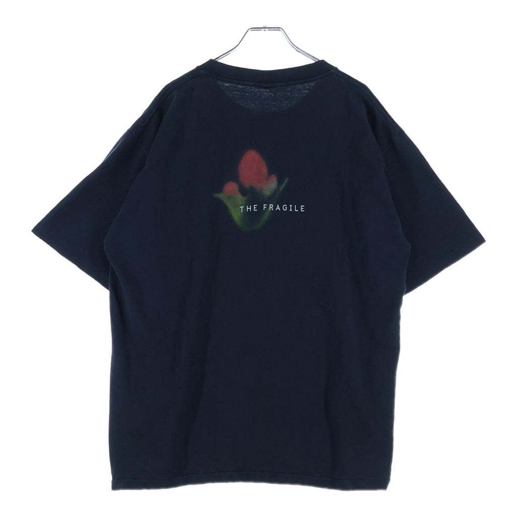 VINTAGE(ヴィンテージ) NINE INCH NAILS THE FRAGILE ナインインチネイルズ 両面プリント 半袖Tシャツ カットソー ブラック/グリーン
