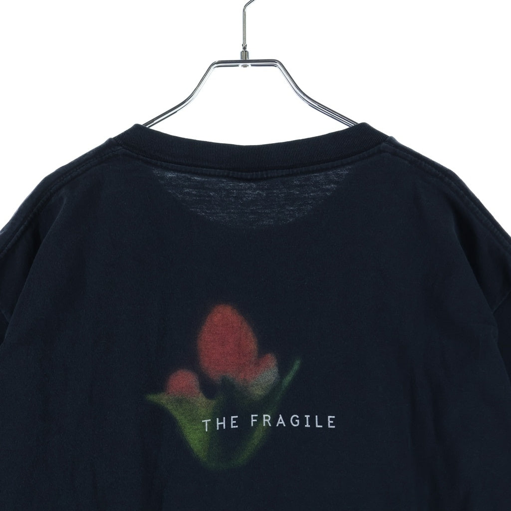 VINTAGE(ヴィンテージ) NINE INCH NAILS THE FRAGILE ナインインチネイルズ 両面プリント 半袖Tシャツ カットソー ブラック/グリーン