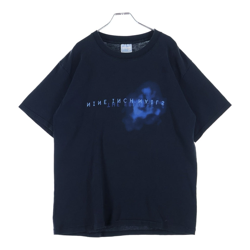 VINTAGE(ヴィンテージ) NINE INCH NAILS THE FRAGILE ナインインチネイルズ 両面プリント 半袖Tシャツ カットソー ブラック/ブルー