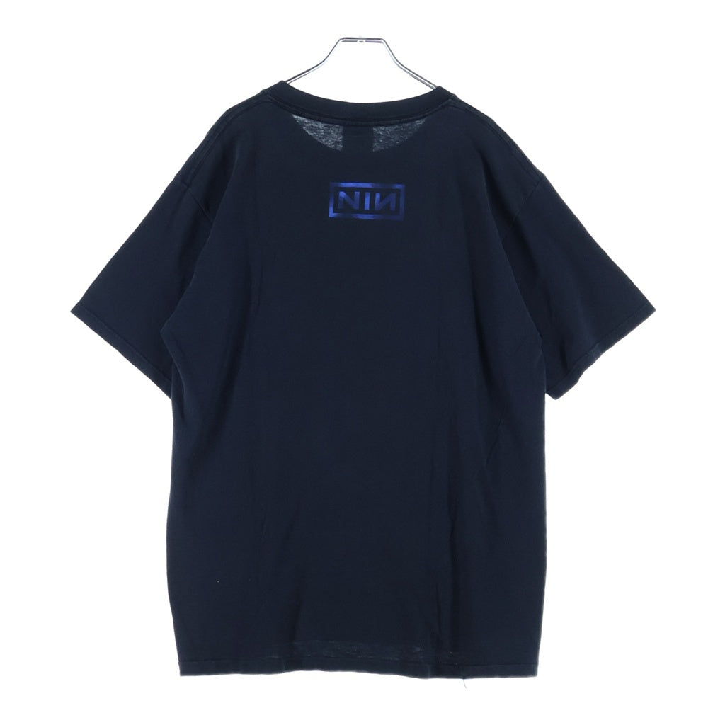 VINTAGE(ヴィンテージ) NINE INCH NAILS THE FRAGILE ナインインチネイルズ 両面プリント 半袖Tシャツ カットソー ブラック/ブルー