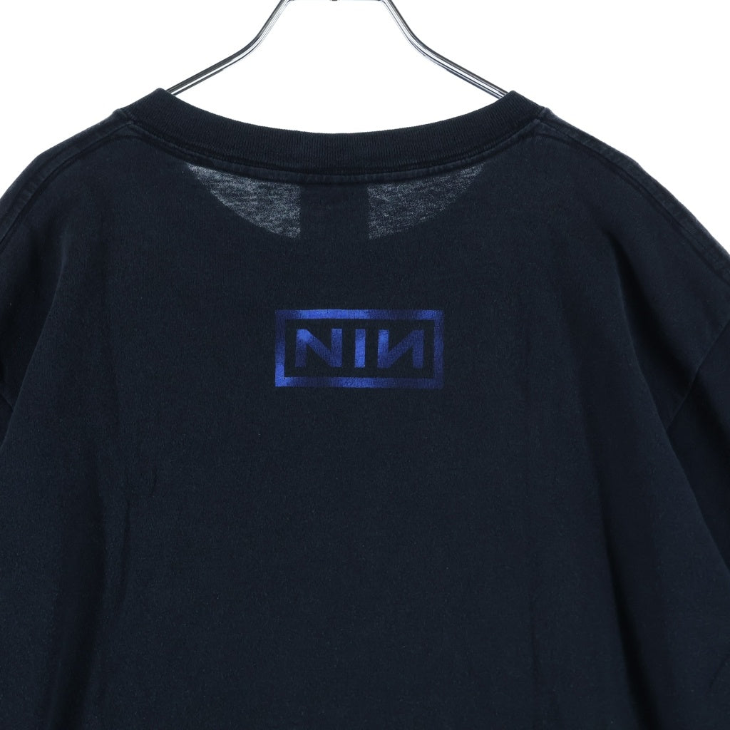 VINTAGE(ヴィンテージ) NINE INCH NAILS THE FRAGILE ナインインチネイルズ 両面プリント 半袖Tシャツ カットソー ブラック/ブルー