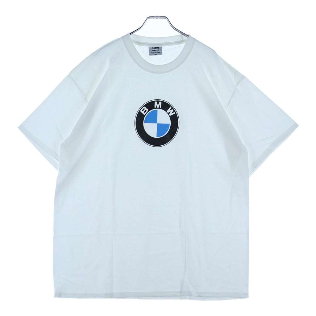 VINTAGE(ヴィンテージ) 00s BMW フロントロゴプリント半袖Tシャツ カットソー ホワイト