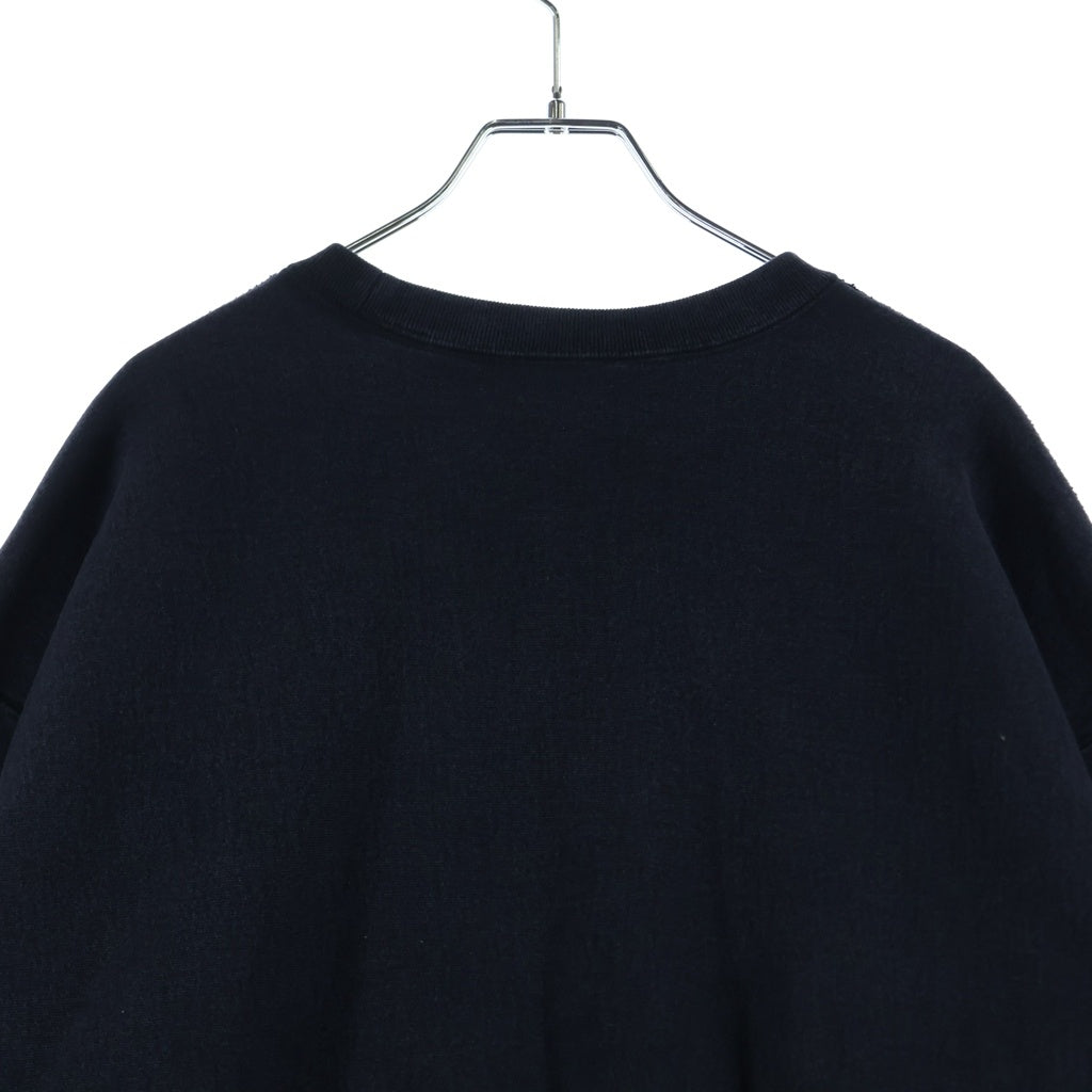 SUPREME(シュプリーム) 25SS Washed Box Logo Crewneck ウォッシュド加工 ボックスロゴ クルーネックスウェットトレーナー ブラック