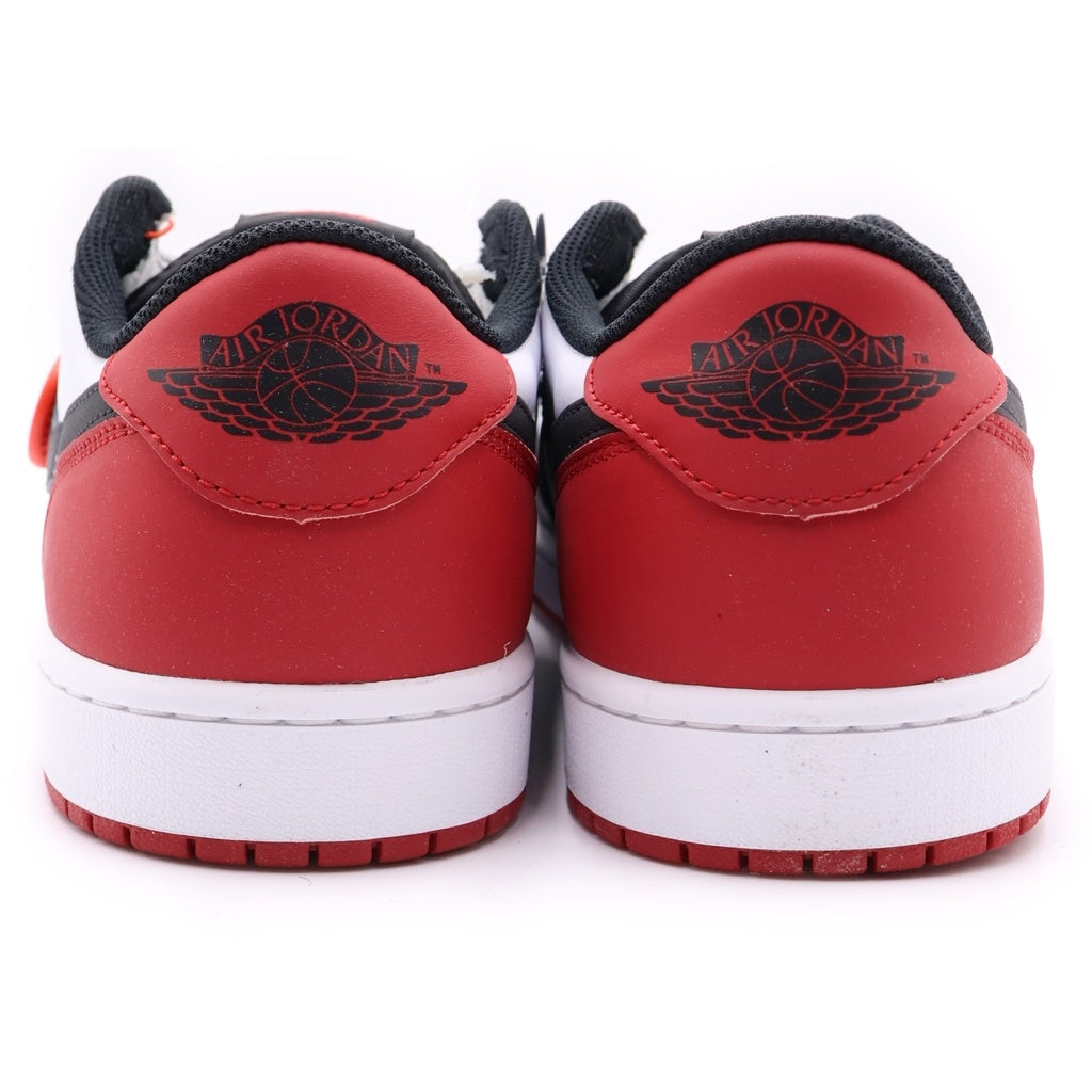NIKE(ナイキ) AIR JORDAN 1 RETRO LOW OG BLACK TOE エアジョーダン1 ロー ブラックトゥ ローカットスニーカー ホワイト/ブラック/レッド US11.5/29.5cm CZ0790-106