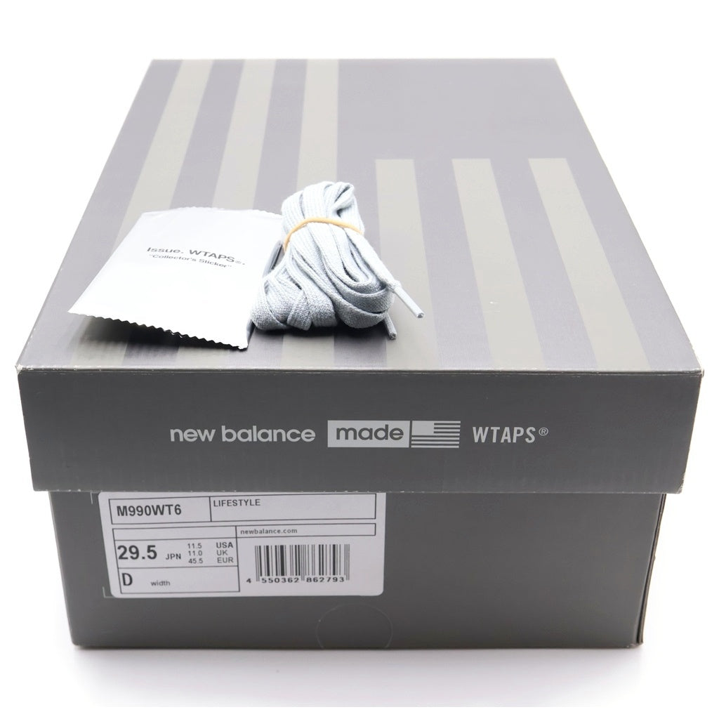 New Balance(ニューバランス) ×WTAPS M990WT6 ダブルタップス スエードローカットスニーカー グレー US11.5/29.5cm