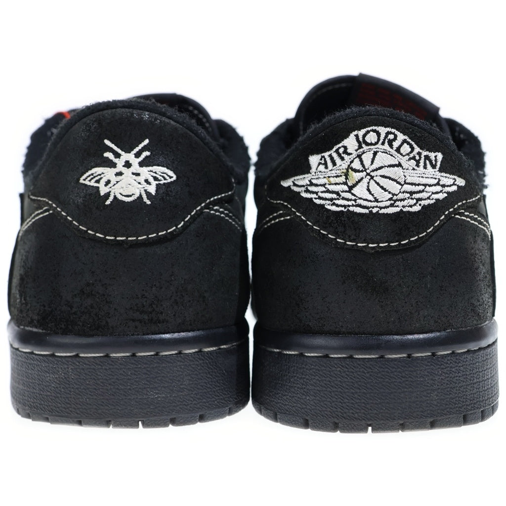 NIKE(ナイキ) ×TRAVIS SCOTT AIR JORDAN 1 LOW OG SP BLACK PHANTOM エアジョーダン1 ブラックファントム ローカットスニーカー ブラック US9.5/27.5cm DM7866-001