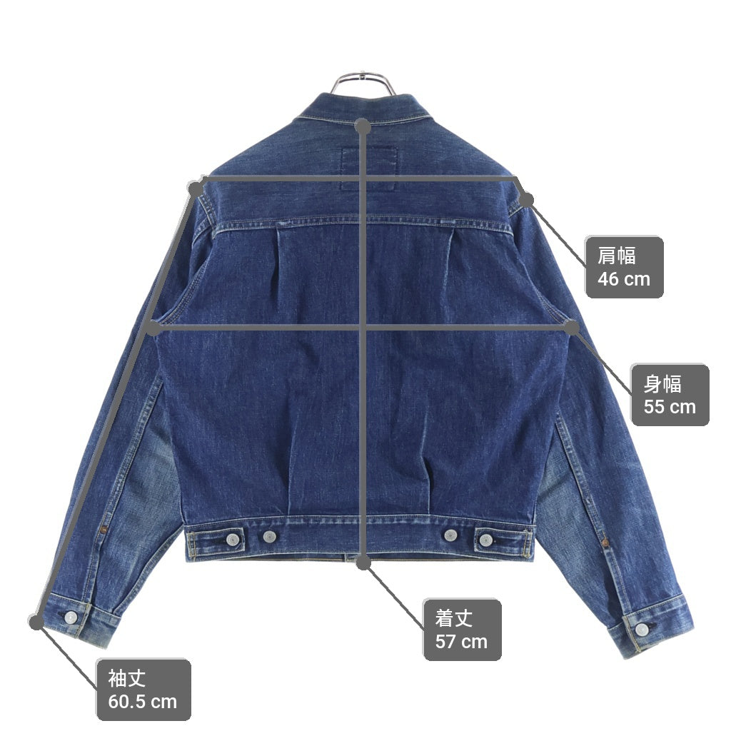 Levi's(リーバイス) 90S ボタン裏 刻印 J02 BIG E 復刻 2nd デニム