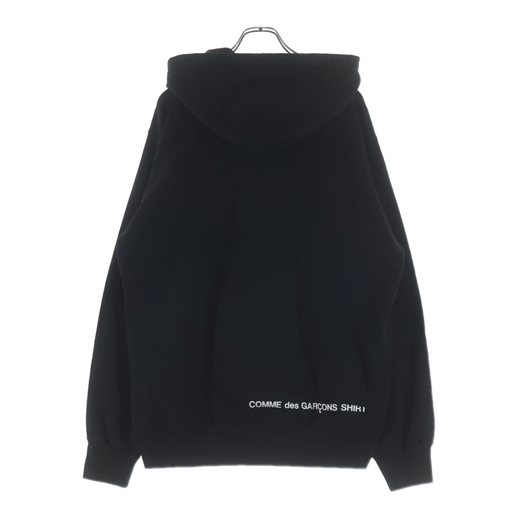 SUPREME(シュプリーム) 18AW ×コムデギャルソンシャツ Split Box Logo Hooded Sweatshirt スプリット ボックスロゴ スウェット プルオーバーパーカー