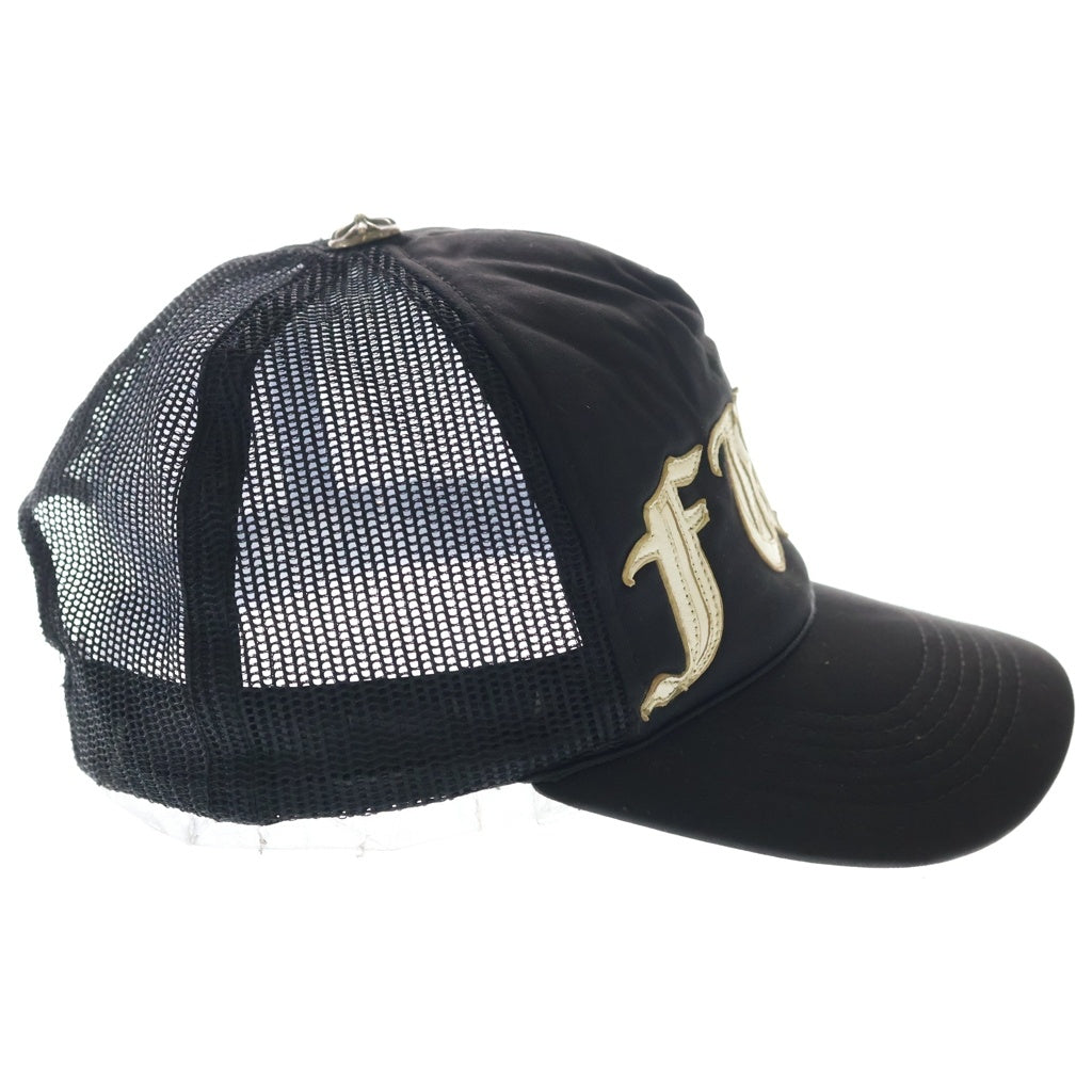 CHROME HEARTS(クロムハーツ) OLD TRUCKER CAP FUCKレザーパッチ