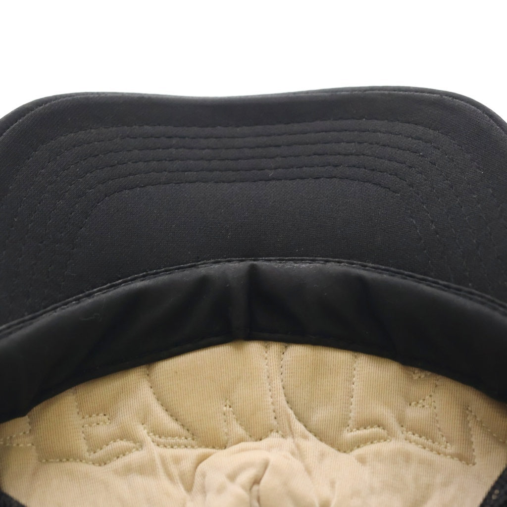 CHROME HEARTS(クロムハーツ) OLD TRUCKER CAP FUCKレザーパッチ トラッカーキャップ 帽子 ブラック